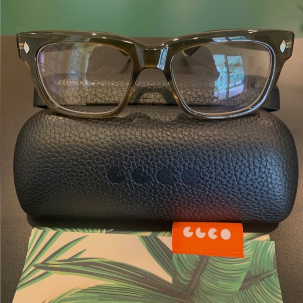 Garrett Leight Officine Générale Paris Olive Green Sunglass
